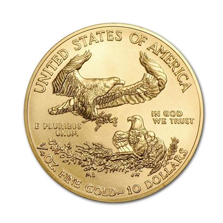 1986 - Present (Random Year) 1/4 oz Gold American Eagle Coin Brilliant Uncircula
