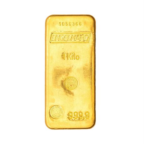 1 Kilo (32.15 oz) Engelhard Marcel Hoogewys Essayeur Gold Bar